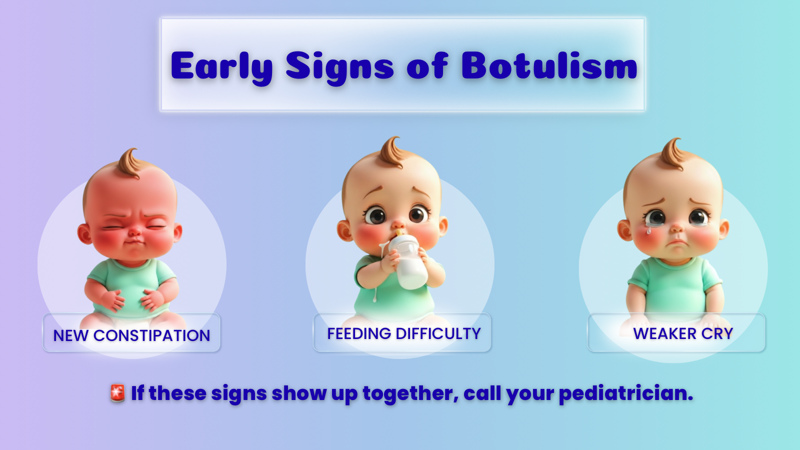 Signs and Symptoms of Botulism in Babies