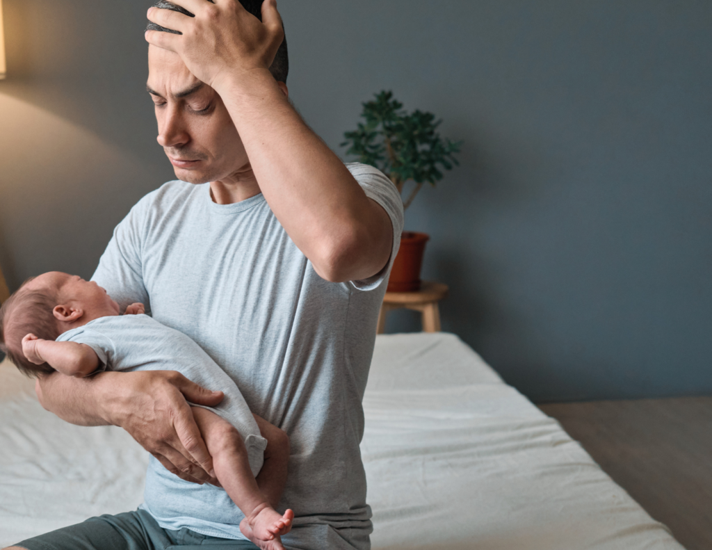 Holding it together on the outside while falling apart on the inside — that's what dad burnout actually looks like